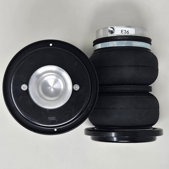 Replacement rear sealed air suspension bag for divorced suspension