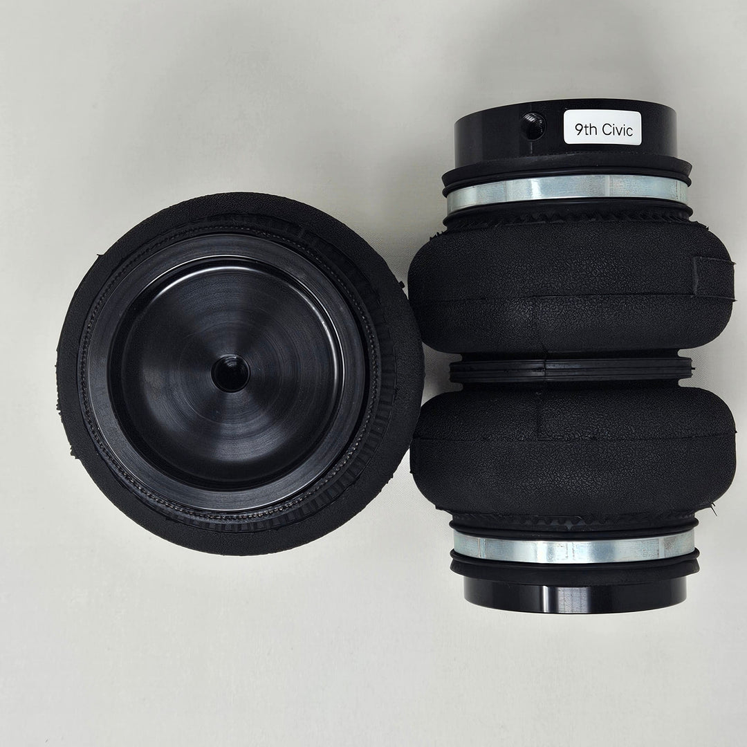 Replacement rear sealed air suspension bag for divorced suspension