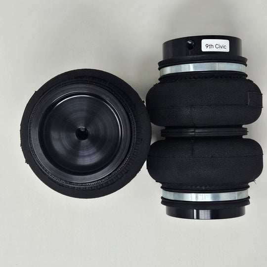 Replacement rear sealed air suspension bag for divorced suspension