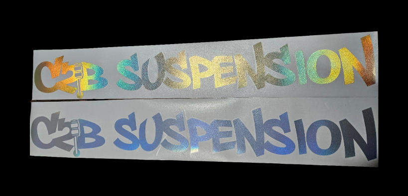 C2B Suspension Windshield Sticker