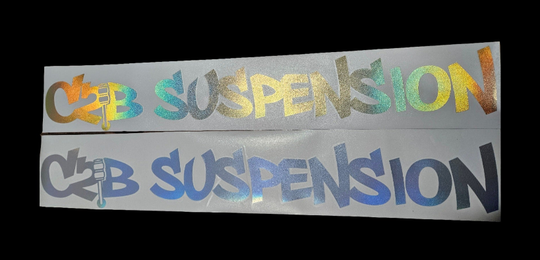 C2B Suspension Windshield Sticker
