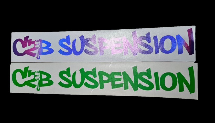 C2B Suspension Windshield Sticker